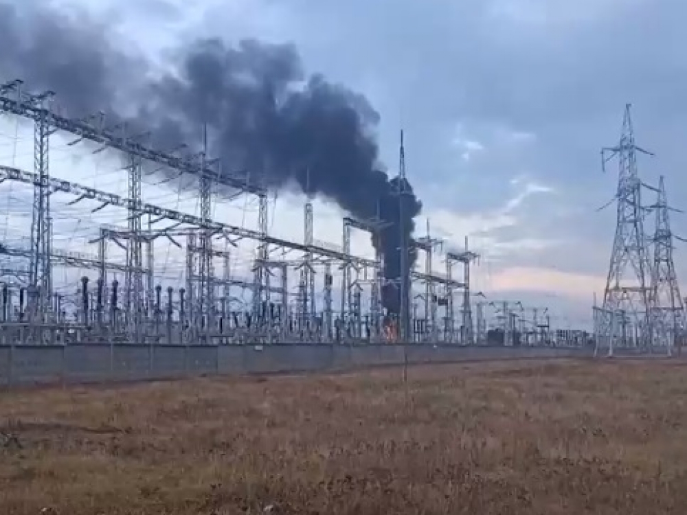 После детонации боеприпасов в Крыму загорелась электростанция